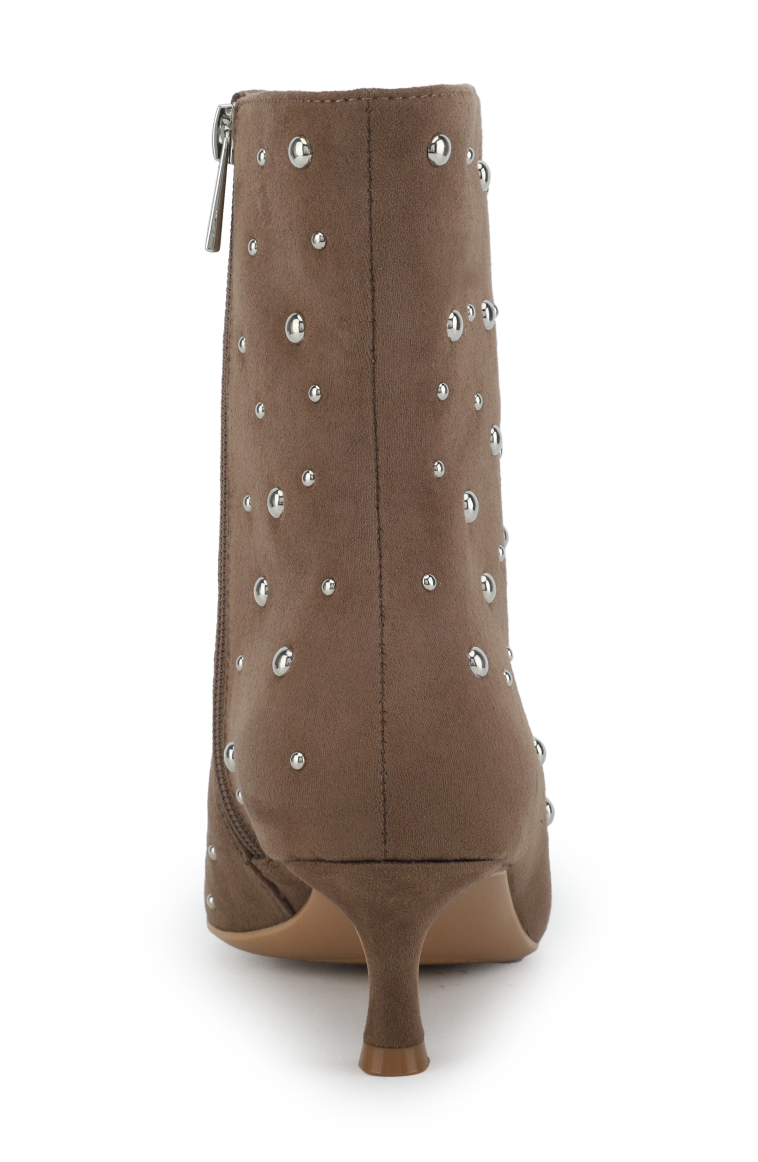 Tampa Studded Sock Bootie, Alternate, color, DARK TAUPE