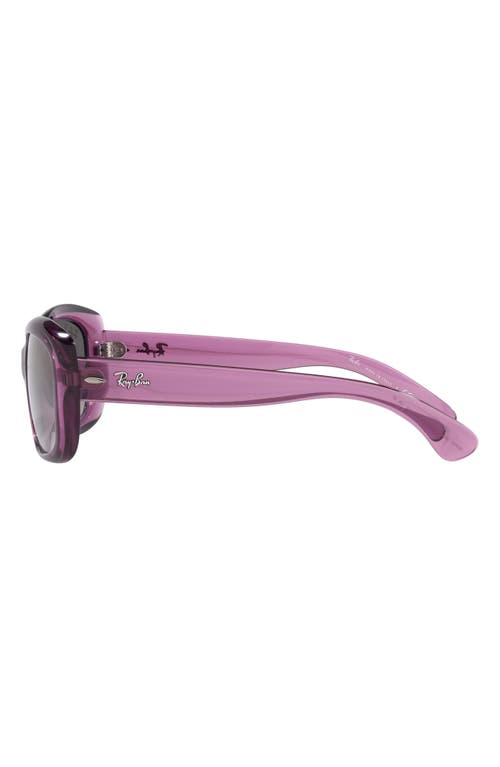 Ray Ban Rb4101 Jackie Ohh Rectangle-frame Acetate Sunglasses In Purple