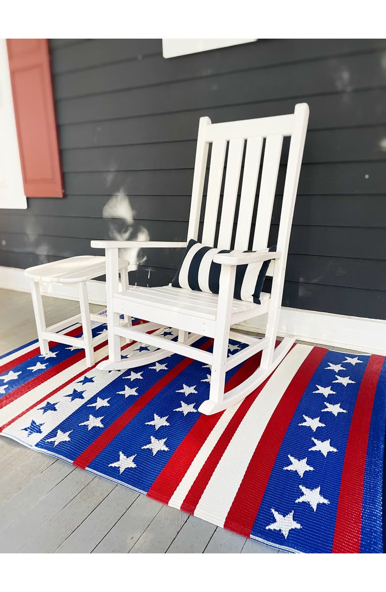 Mad Mats Cheers Red White & Blue Rug, Alternate, color, 6'X9'