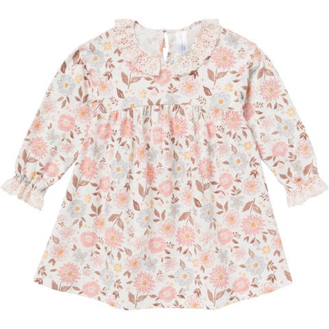Fall Floral Ruffle Dress (baby)