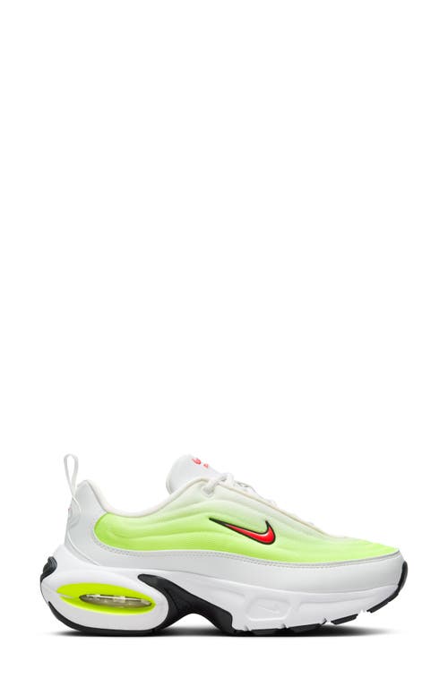 Shop Nike Air Max Portal Sneaker In Summit White/crimson/volt