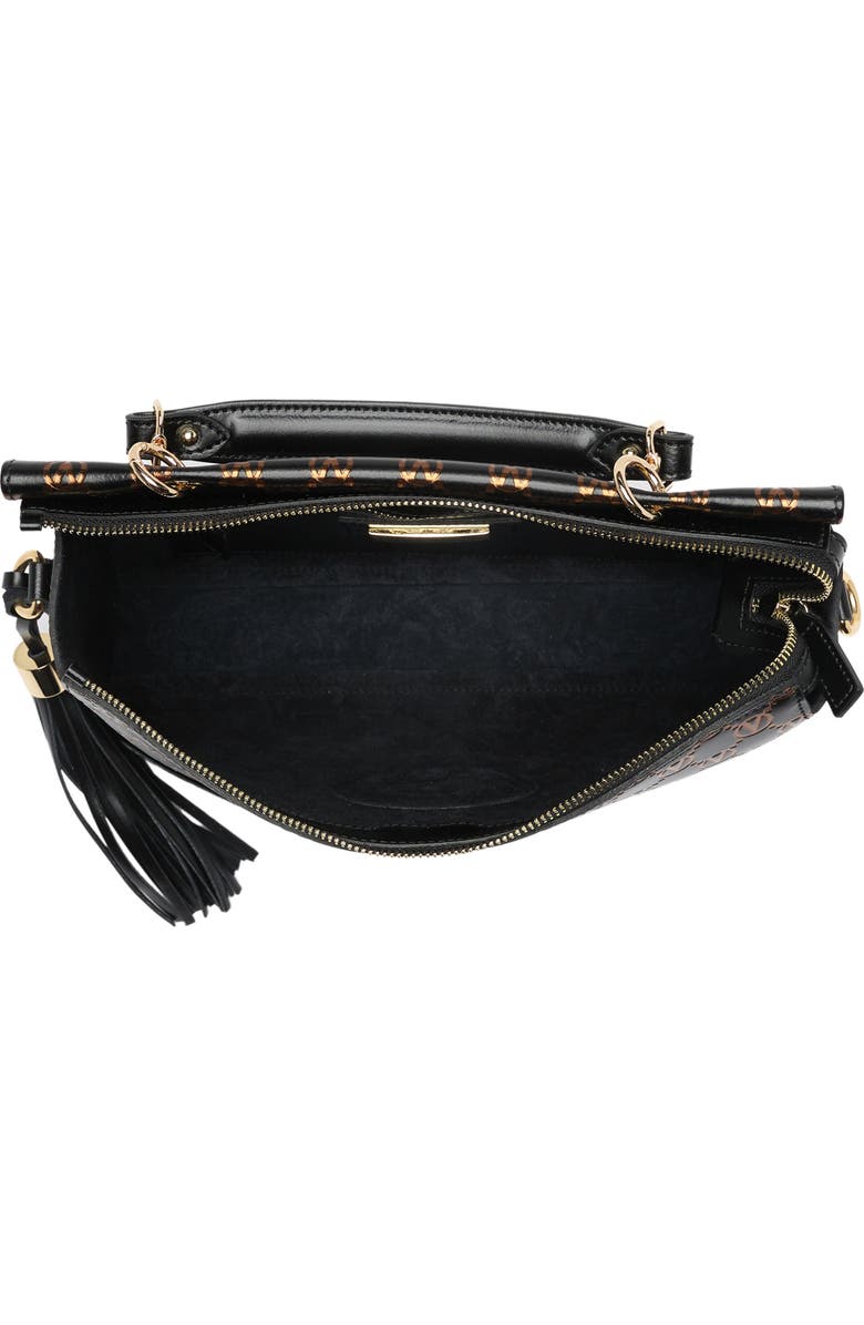 VALENTINO BY MARIO VALENTINO Bridget Leather Logo Monogram Crossbody Bag, Alternate, color,