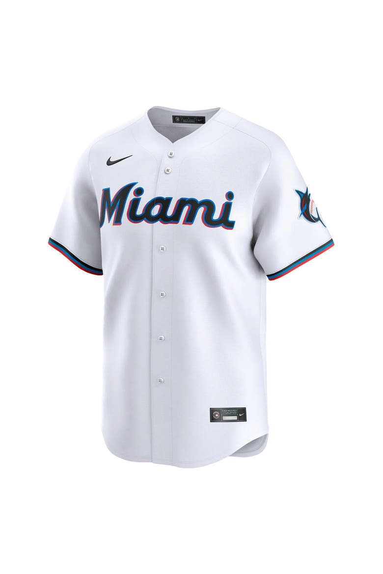 Men's Nike Sandy Alcantara White Miami Marlins Home Limited Player Jersey, Alternate, color, White