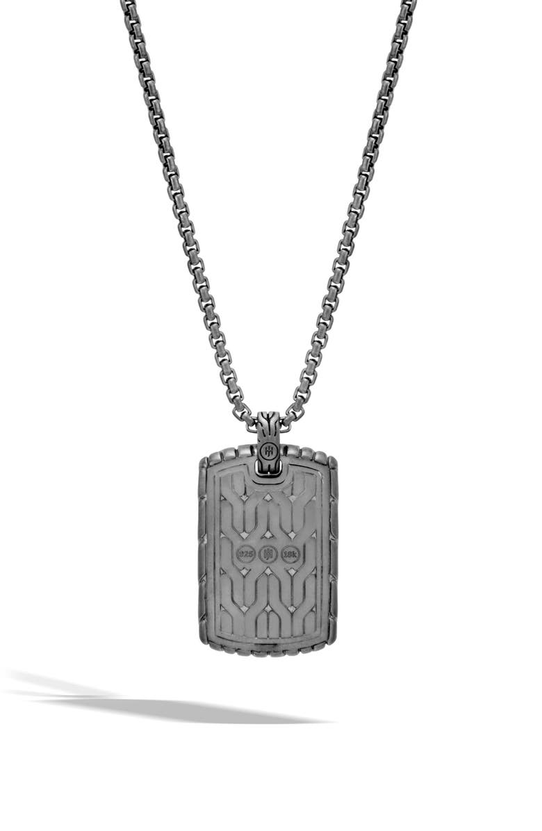 John Hardy Men's Classic Chain Dog Tag Necklace, Alternate, color, 