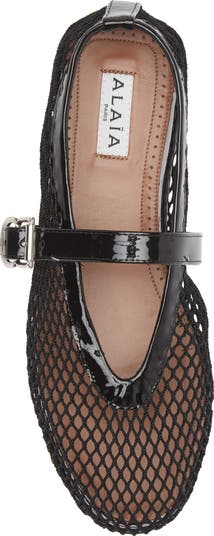 Fishnet Ballerina Flat