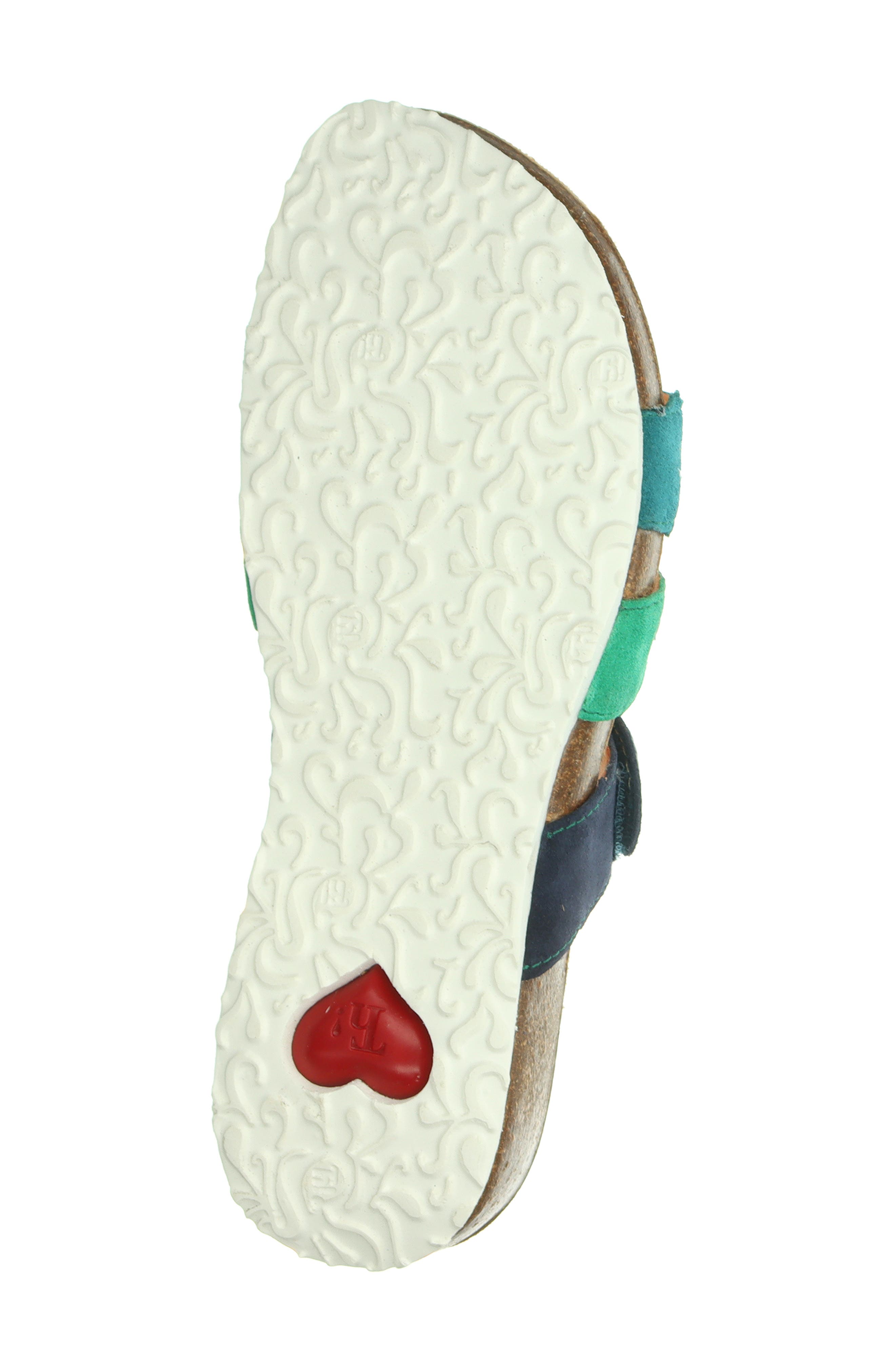 Julia Slide Sandal, Alternate, color, NAVY/ KOMBI