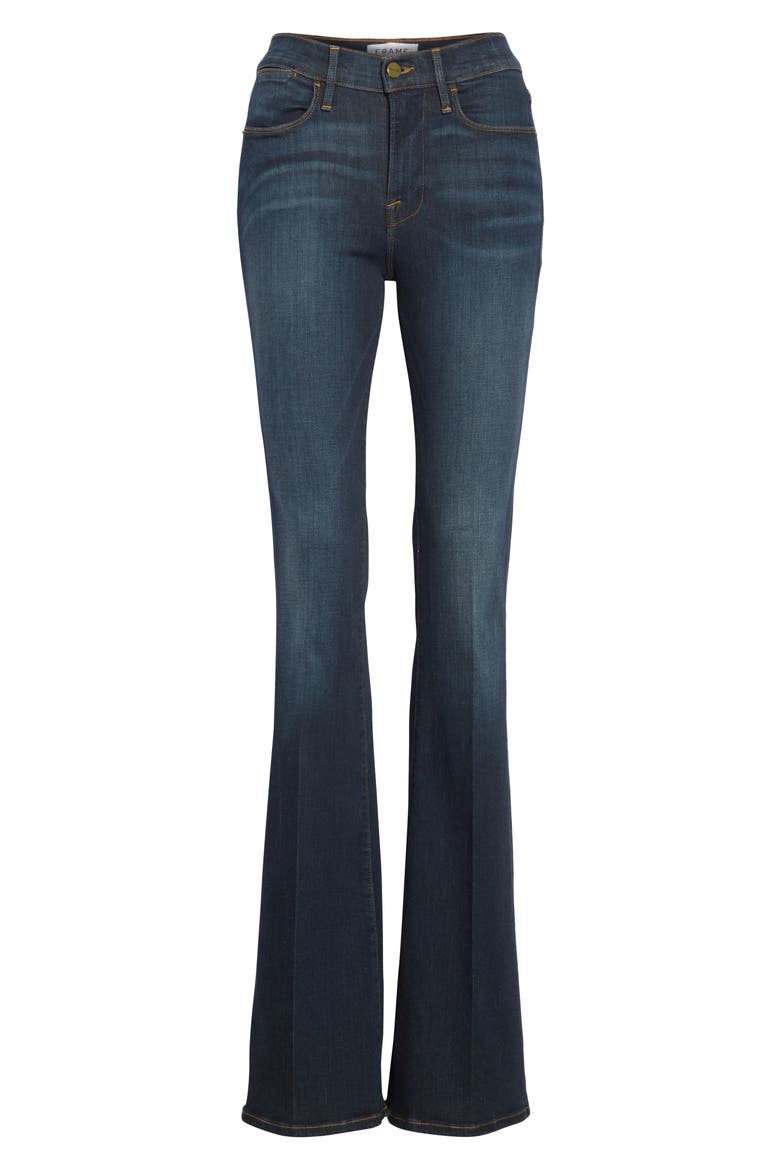 Le High Waist Flare Jeans, Alternate, color, WYTHE