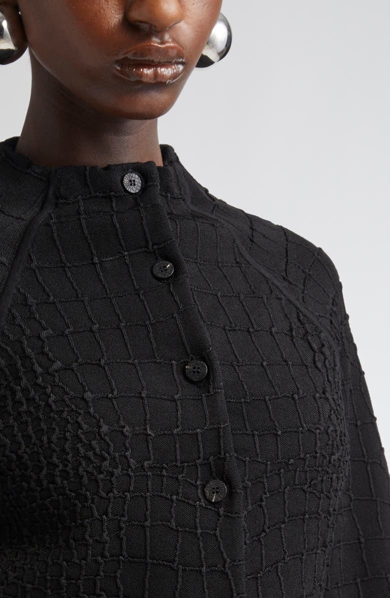 Jacquemus The Scala Cardigan, Alternate, color, Black