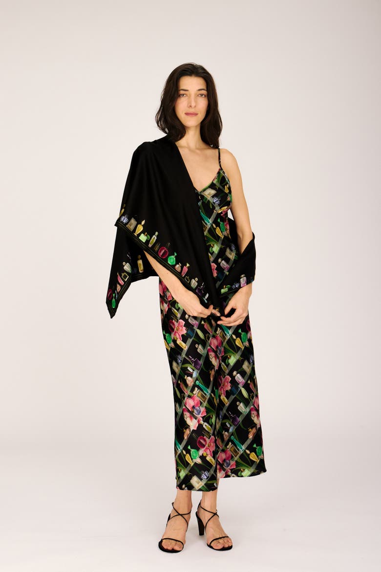 Cleo Slip Dress, Alternate, color, Medicine Cabinet
