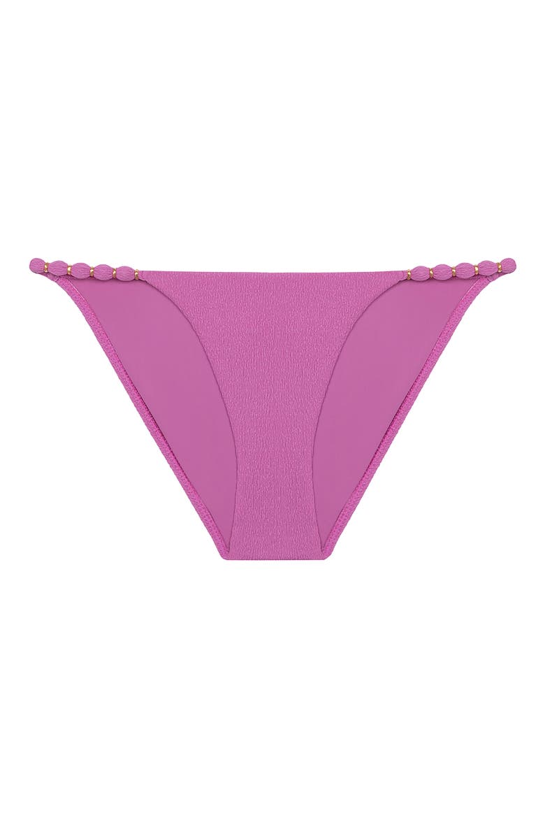 Beaded Bikini Bottoms, Alternate, color, PINK