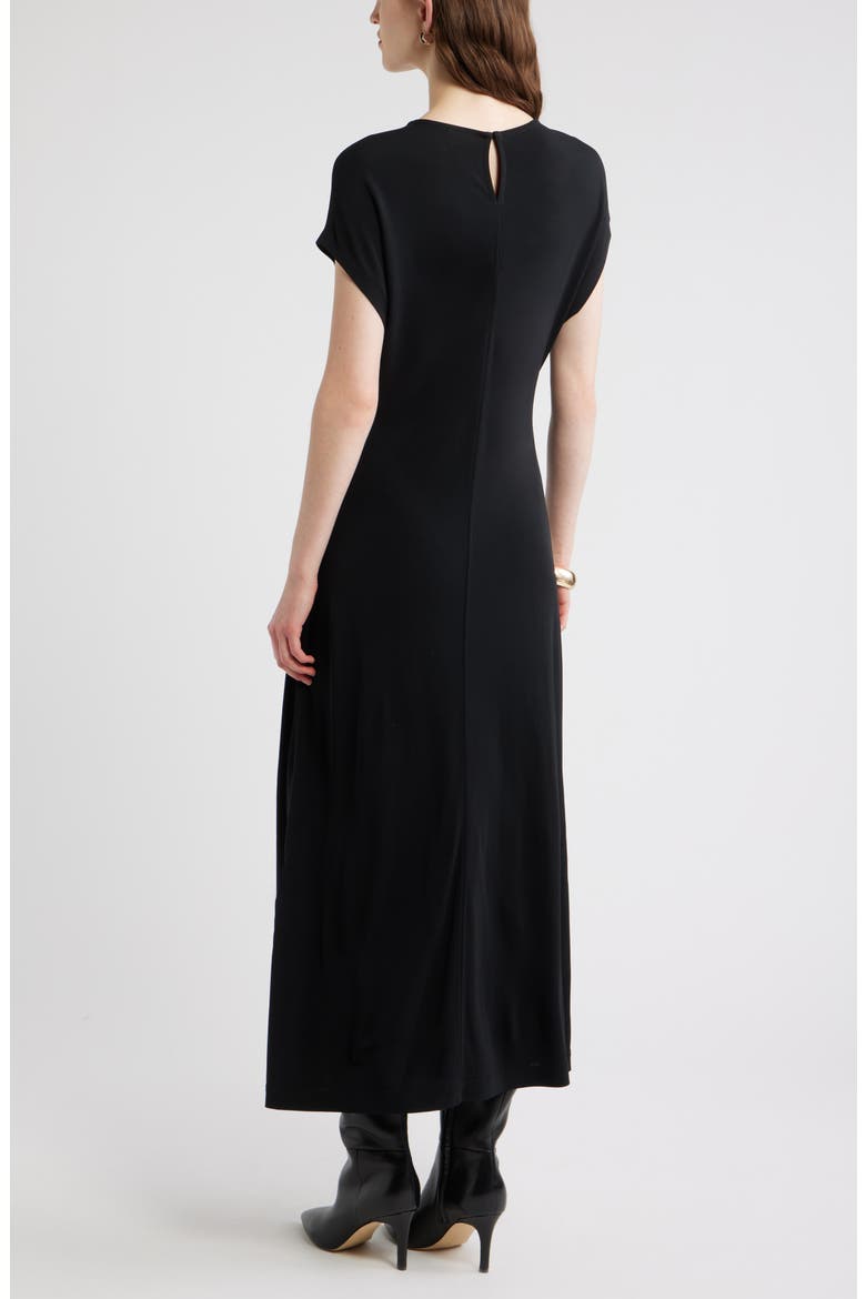 Dolman Sleeve Maxi Dress, Alternate, color, BLACK