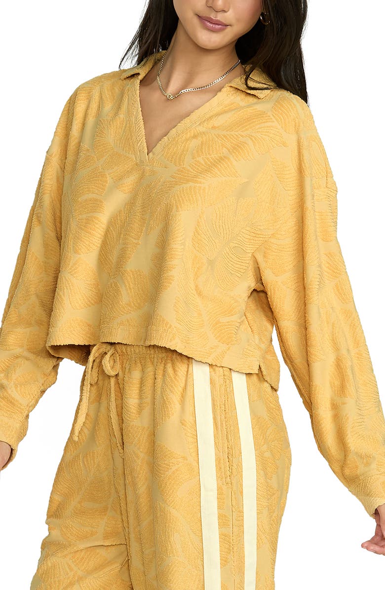 Billabong Sun Palm Terry Pullover, Alternate, color, Gold Coast