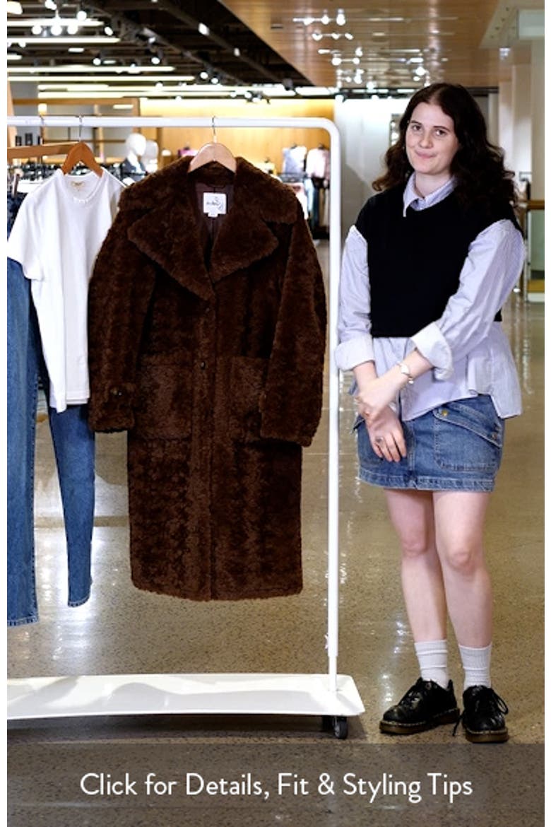 Longline Faux Fur Coat video