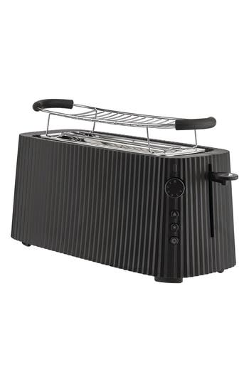 Alessi Plissé Toaster In Black