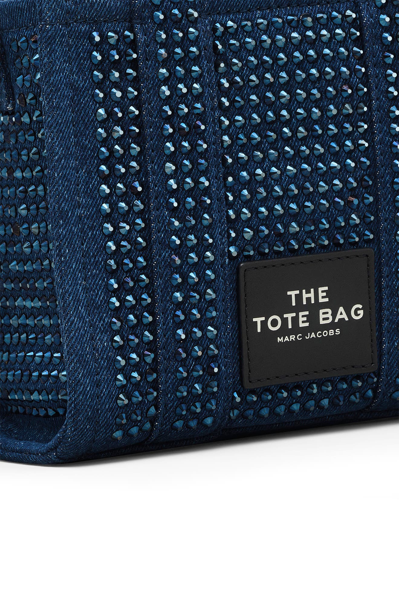 Marc Jacobs The Crystal Denim Crossbody Tote Bag, Alternate, color, 