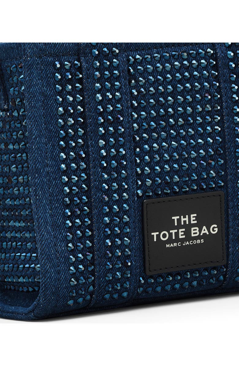 Marc Jacobs The Crystal Denim Crossbody Tote Bag, Alternate, color,