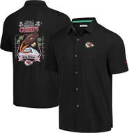 Tommy Bahama Men's Tommy Bahama Black Kansas City Chiefs Tidal Kickoff Camp Button-Up Shirt