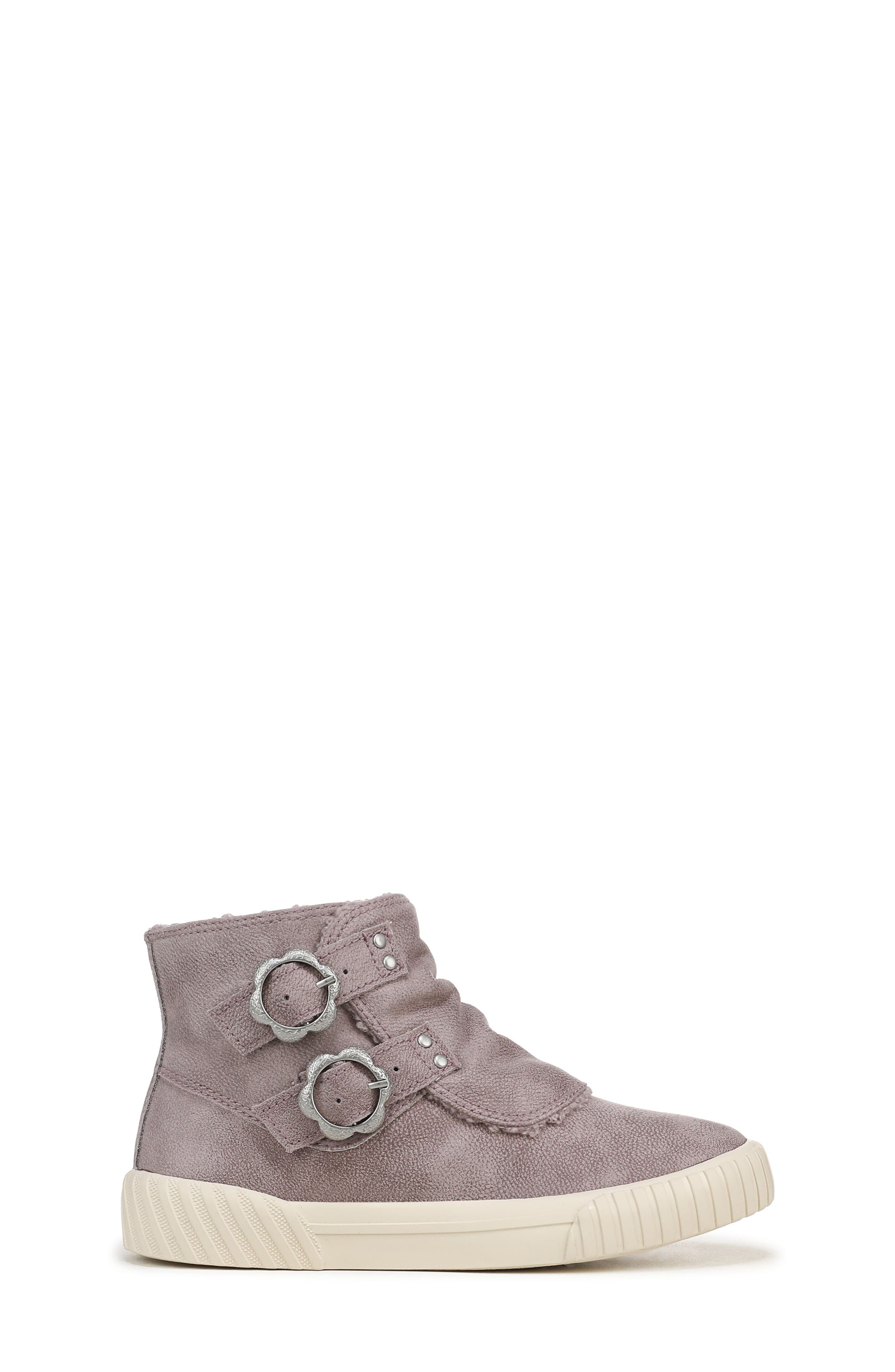 Blowfish Malibu Kids' Whisker Faux Shearling Lined Boot, Alternate, color, Dusty Lavender Faux Leather