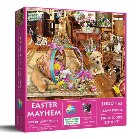 Easter Mayhem 1000 piece Jigsaw Puzzle for Adults