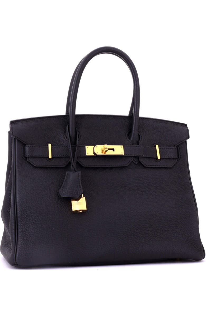 Pre-Owned Hermes Birkin Handbag Grey Togo with Gold Hardware 30, Alternate, color, Plomb