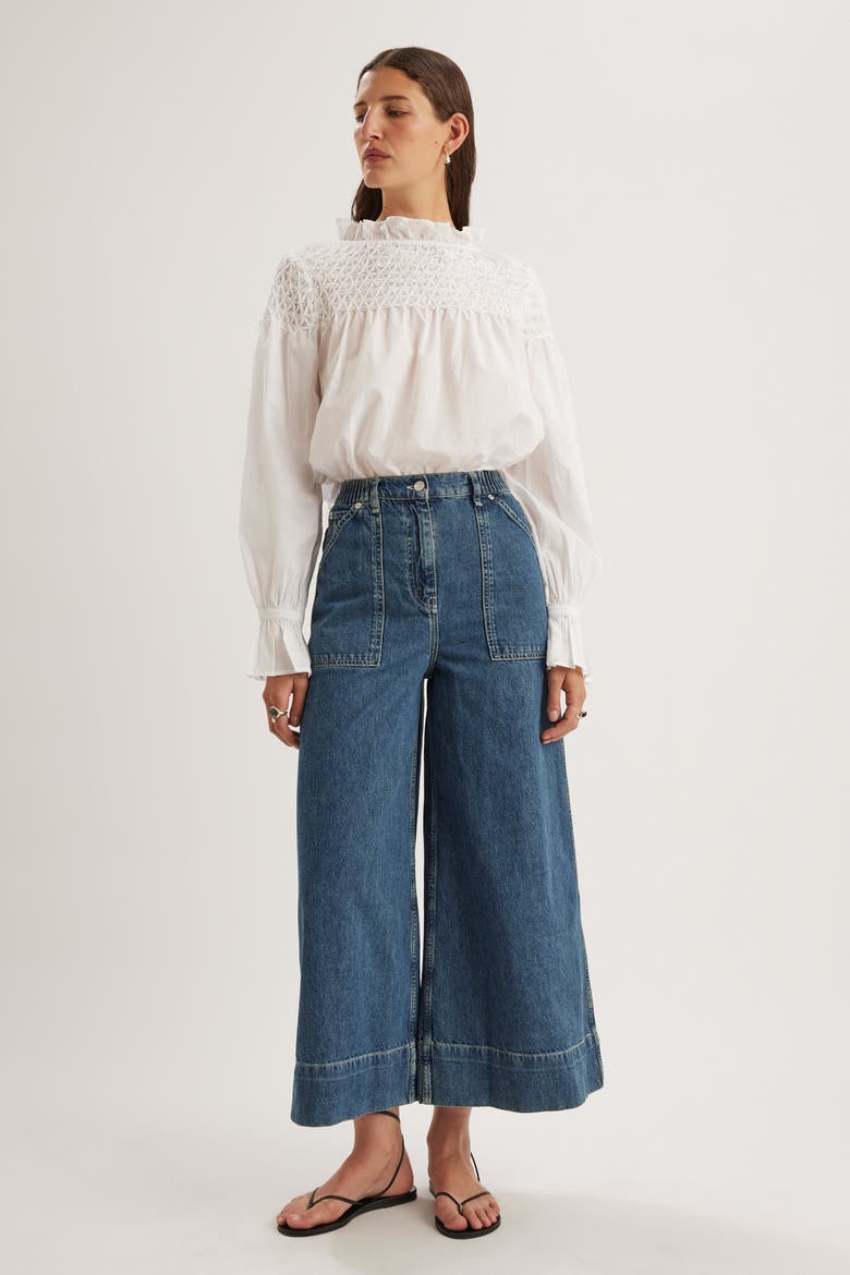 Majorelle Top, Alternate, color, White