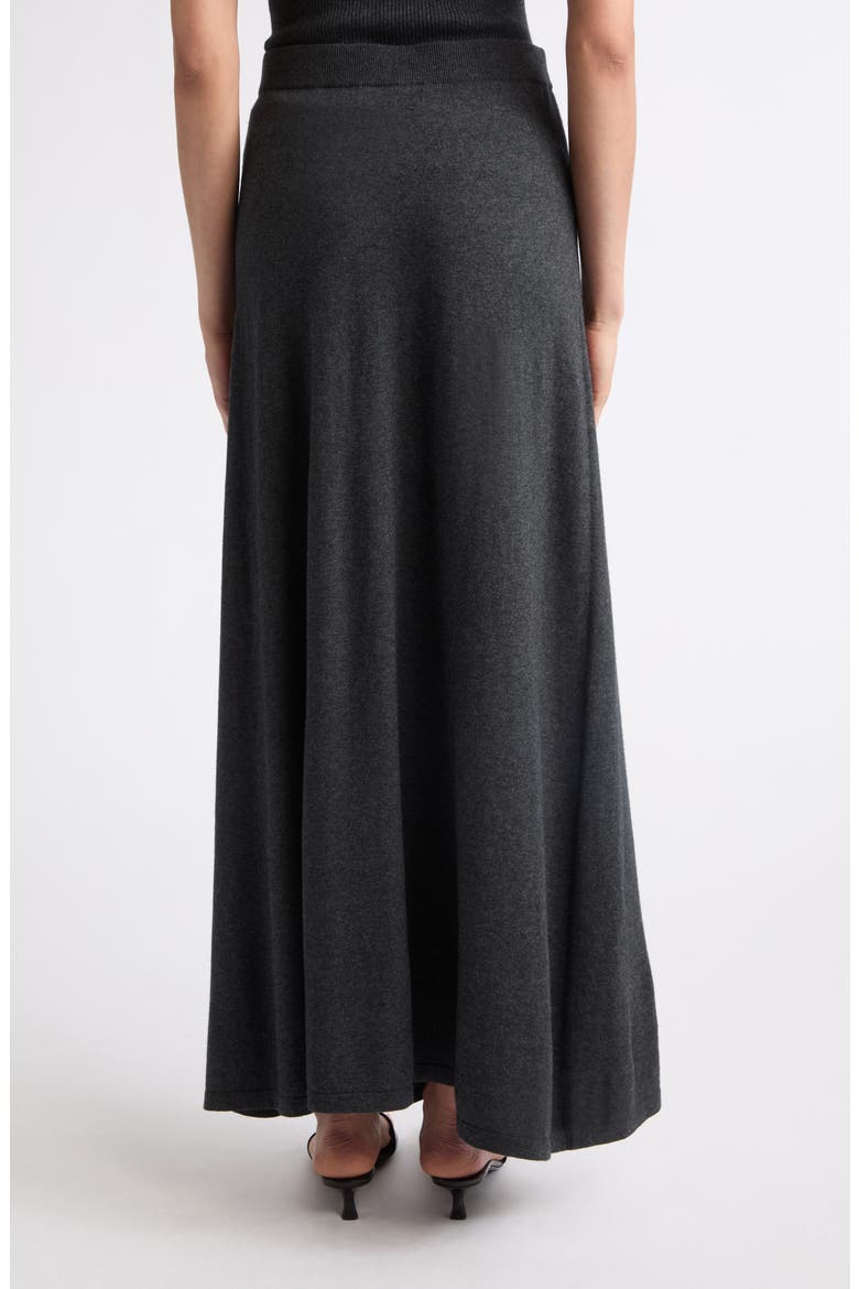 Adrienne Cotton & Cashmere Sweater Skirt, Alternate, color, ECLIPSE