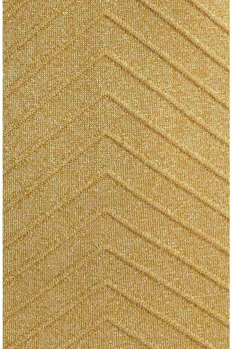 Talia Metallic Midi Knit Dress, Alternate, color, GOLD
