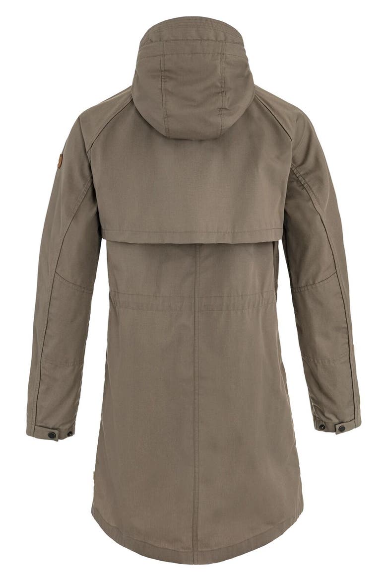 Karla Lightweight Hooded Parka, Alternate, color, SUEDE BROWN