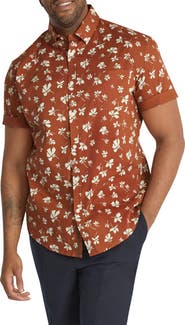 Johnny Bigg Tyler Floral Stretch Short Sleeve Button-Down Shirt
