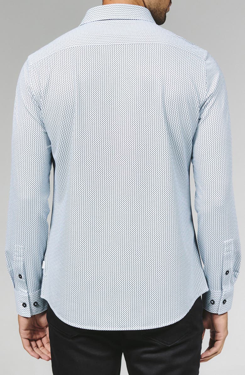 7 Diamonds Dante Button-Up Shirt, Alternate, color, Light Blue