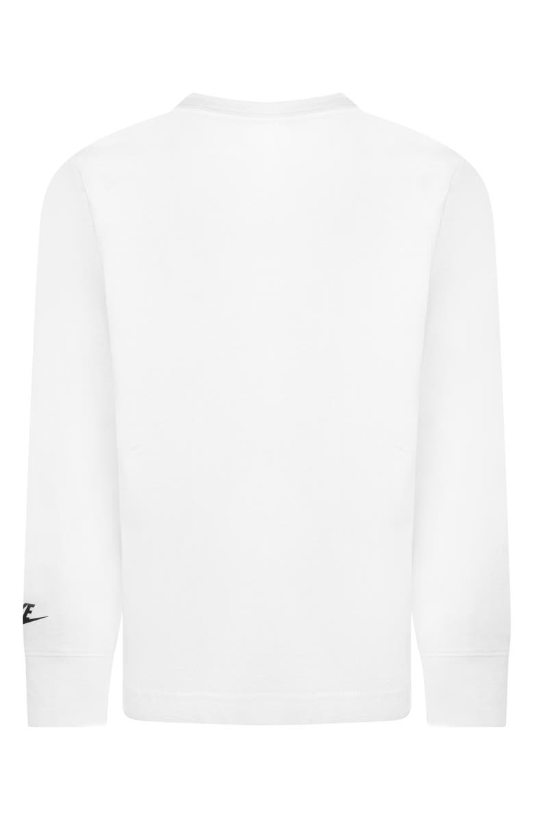 Nike Kids' Snowscape Long Sleeve Graphic T-Shirt, Alternate, color, White
