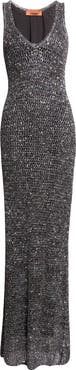 Missoni Metallic Sequin Gown