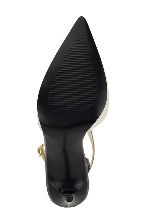 Nine West Fiesta Pointed Toe Pump In White