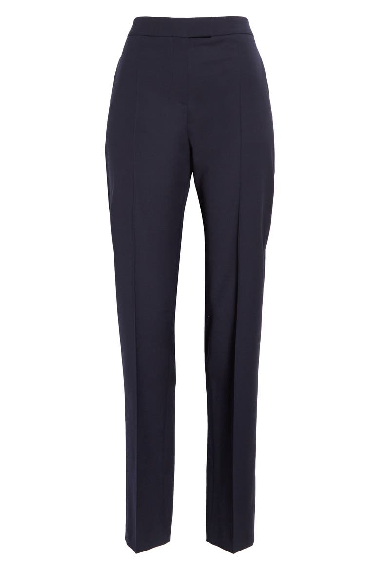 Tewah 1 Straight Leg Stretch Wool Pants, Alternate, color, MIDNIGHT