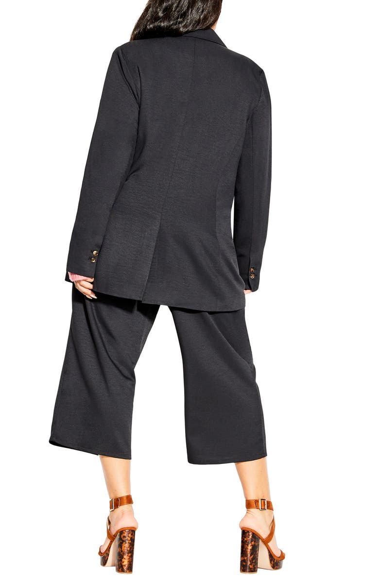 City Chic One-Button Blazer, Alternate, color,