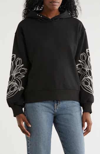 パーカー・フーディ AFTER PRAY Soleil printed hoodie navy 241CTS230 _NY Faherty Soleil Stripe Cotton Hoodie | Nordstromrack