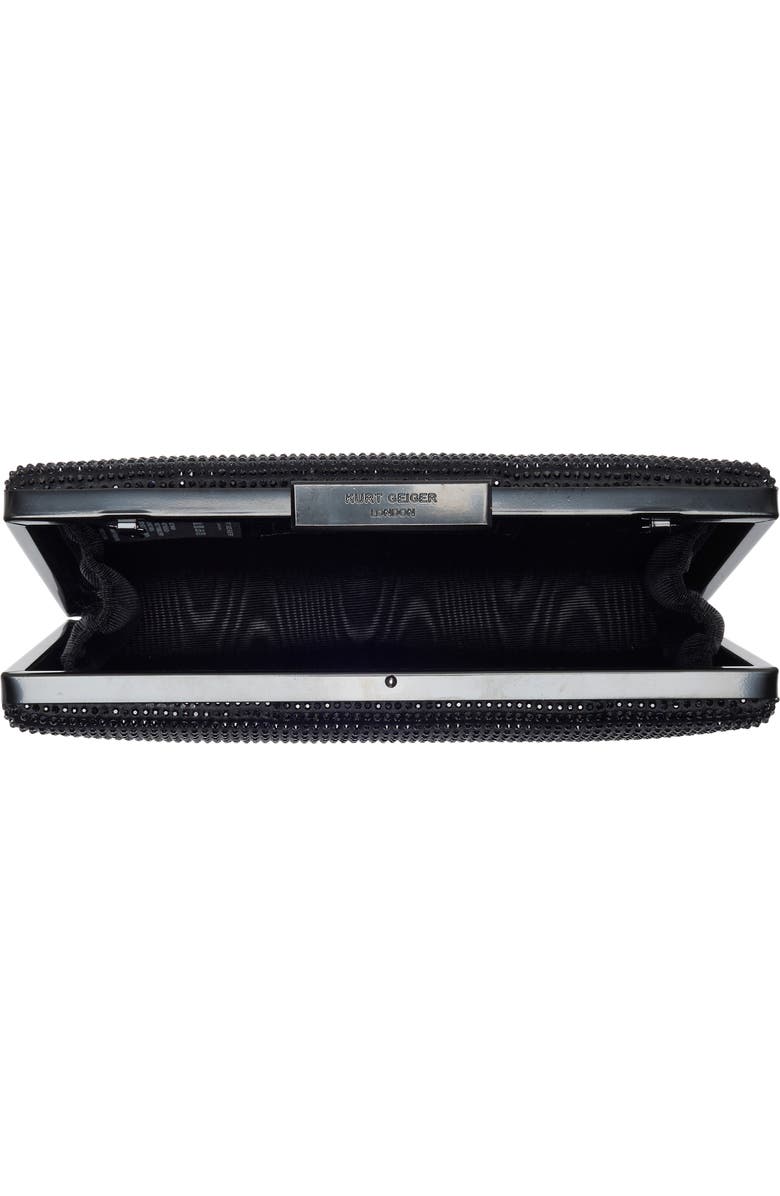Kurt Geiger London Crystal Box Clutch, Alternate, color, Black