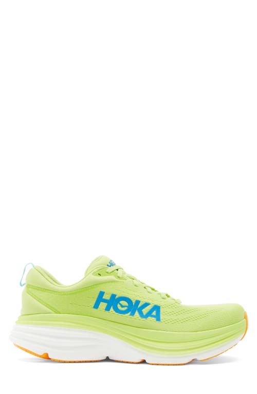 Hoka Bondi 8 Running Shoe In Green