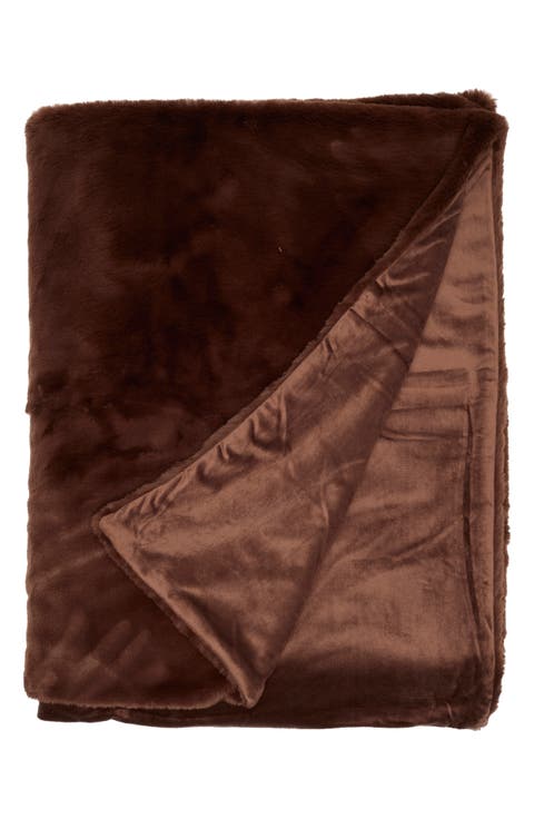 Snuggle Faux Fur Throw