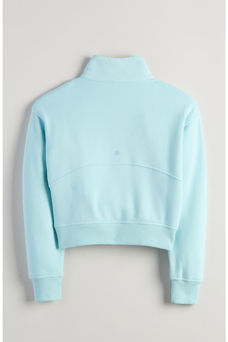 Kids' Cloud Fleece Half Zip Sweatshirt, Alternate, color, BLUE GLOW