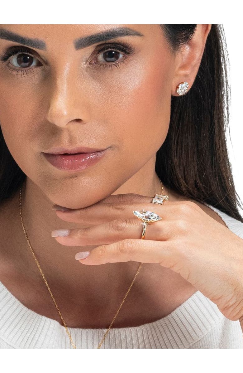 Bliss Diamond Certified 5.73Ct Marquise Solitaire Diamond Engagement Ring Lab Grown, Alternate, color, 