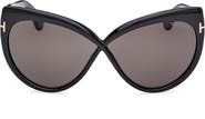 TOM FORD 65mm Butterfly Sunglasses