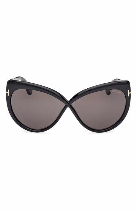 TOM FORD 65mm Butterfly Sunglasses