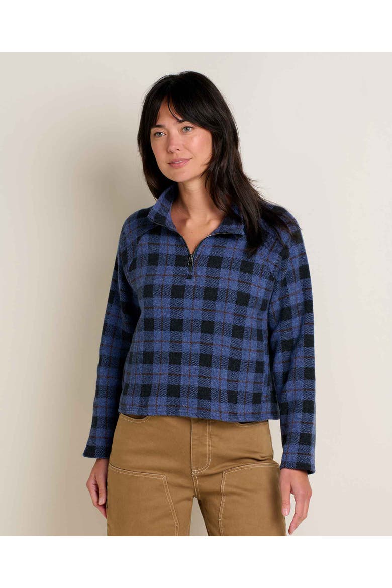 Women's Kennicott 1/4 Zip, Main, color, Black Plaid