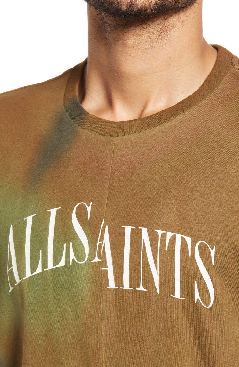 AllSaints Men's Camo Dropout Cotton Graphic Tee, Alternate, color, 