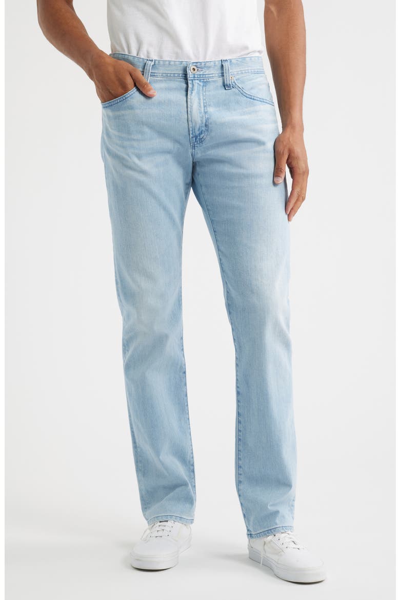 Protégé Classic Straight Leg Jeans, Main, color, LUCID WATER