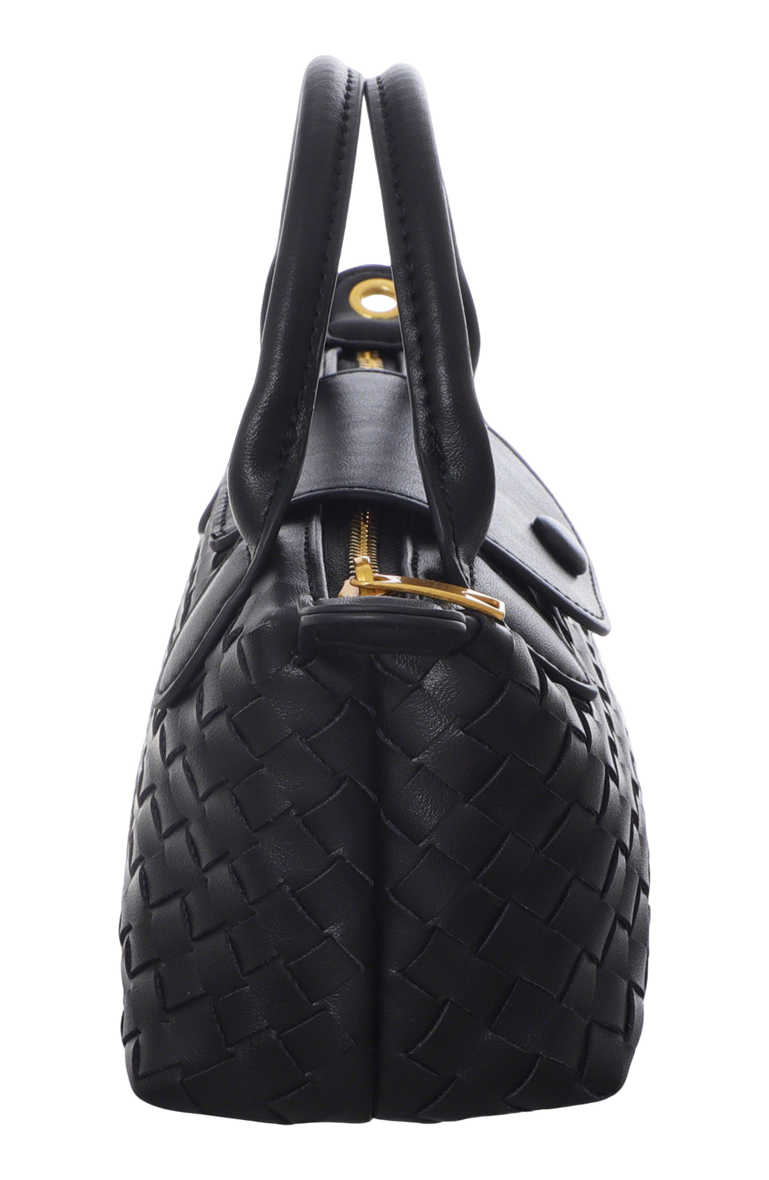 Adornia Mini Handle Bag, Alternate, color, Black