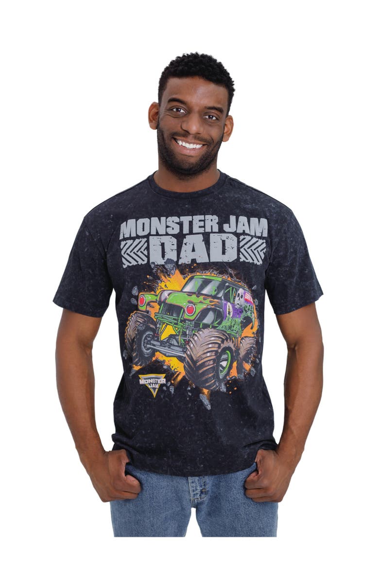 Grave Digger Short Sleeve Tee, Alternate, color, Grave Digger Dad Black