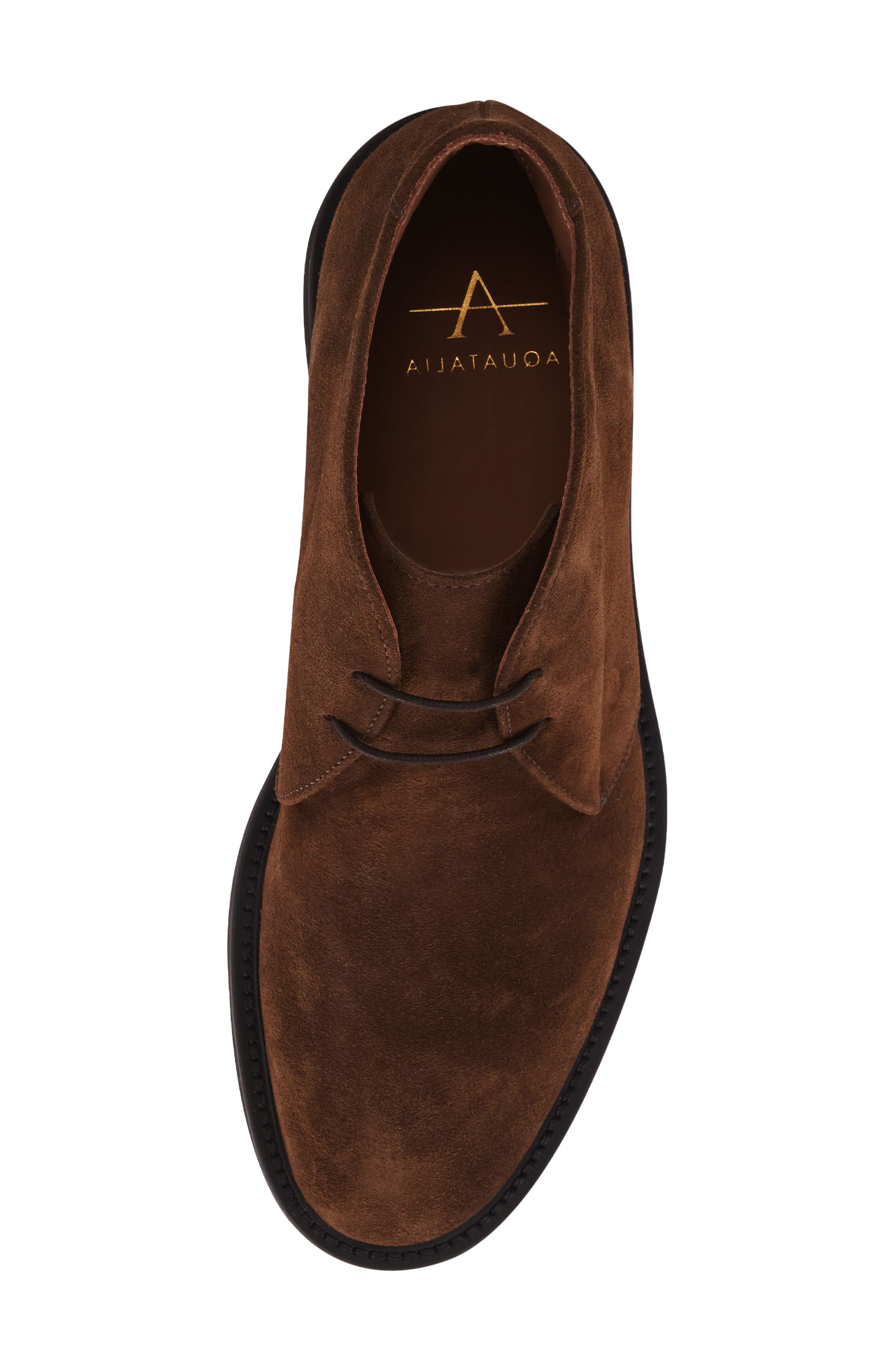 Aquatalia Golliard Water Resistant Chukka Boot, Alternate, color, Cognac Suede