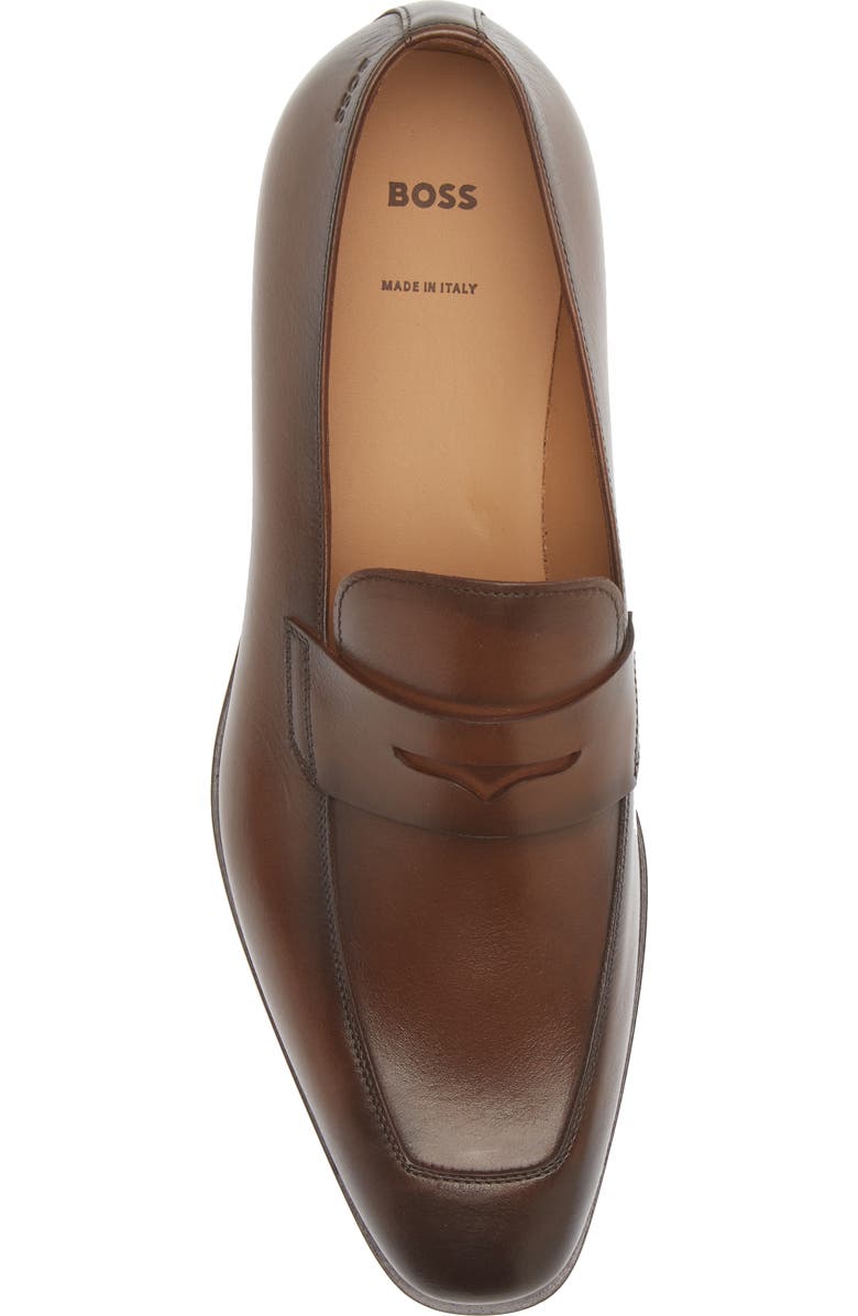 BOSS Lisbon Penny Loafer, Alternate, color, Med Brn
